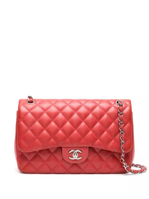 Cheap CHANEL Pre-Owned 2013-2014 Double Flap jumbo shoulder bag WOMEN 0131