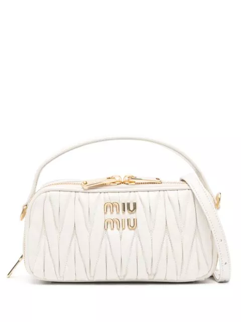 Miu Miu Matelassé leather shoulder bag WOMEN 0113