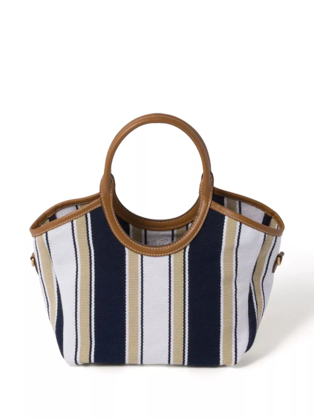 Cheap Miu Miu Ivy stripe-jacquard tote bag WOMEN 0113