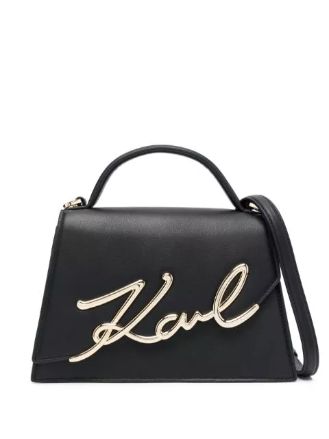 Cheap Karl Lagerfeld medium Signature leather cross body bag WOMEN 0201